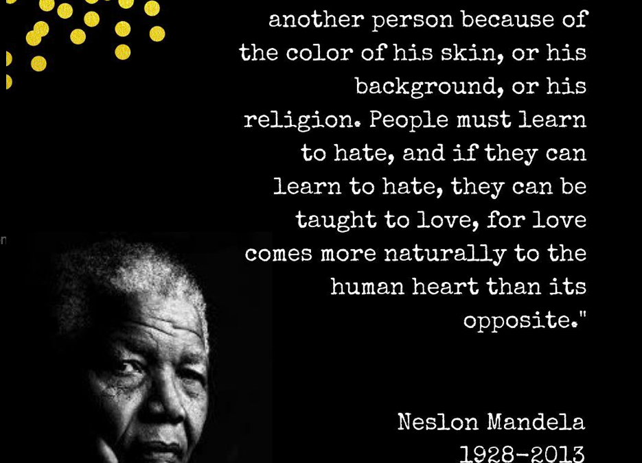 No one is born hating