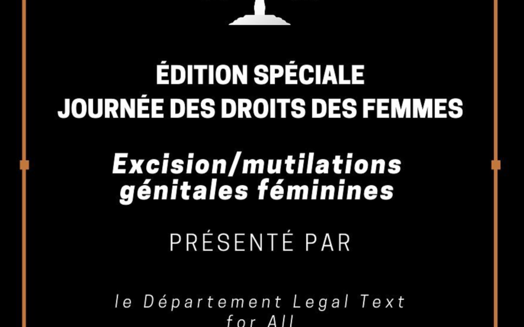 Excision/mutilations génitales féminines